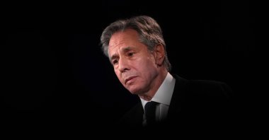 U.S. Secretary of State Antony Blinken gives a press conference in Fiuggi, central Italy, Nov. 26, 2024. (AFP Photo)