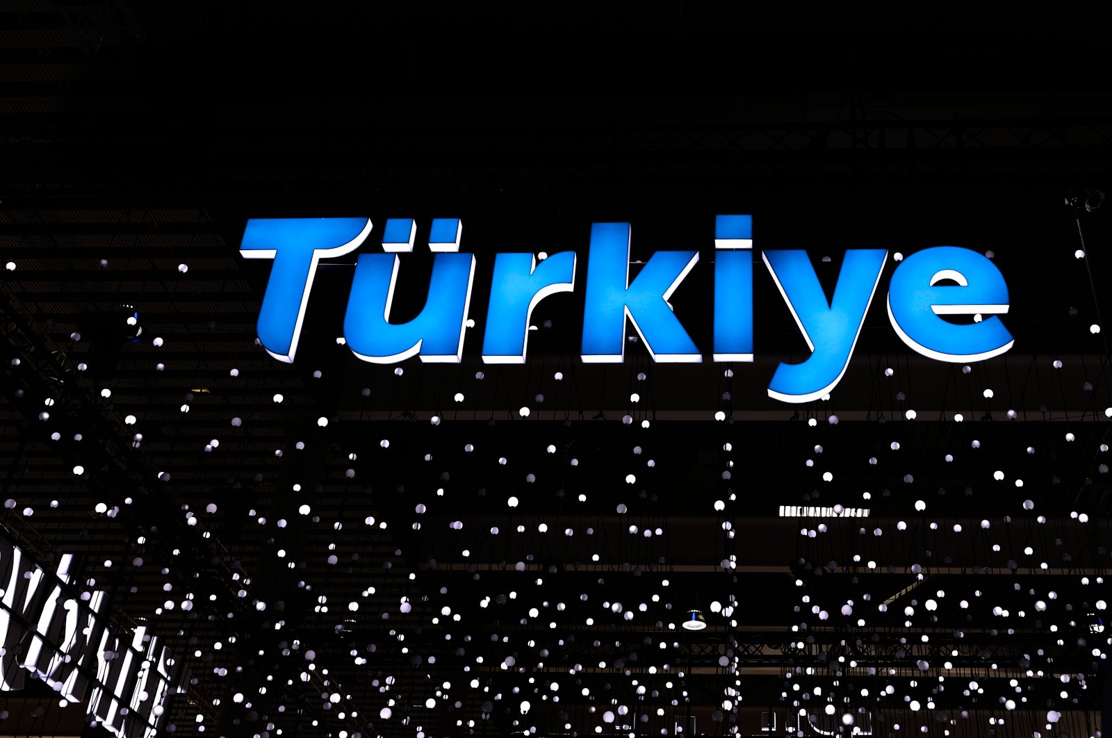 The Turkish pavilion showcases the latest innovations from Turkish technology and telecommunications companies at the Mobile World Congress (MWC) 2024, Barcelona, Spain, Feb. 28, 2024. (Reuters Photo)