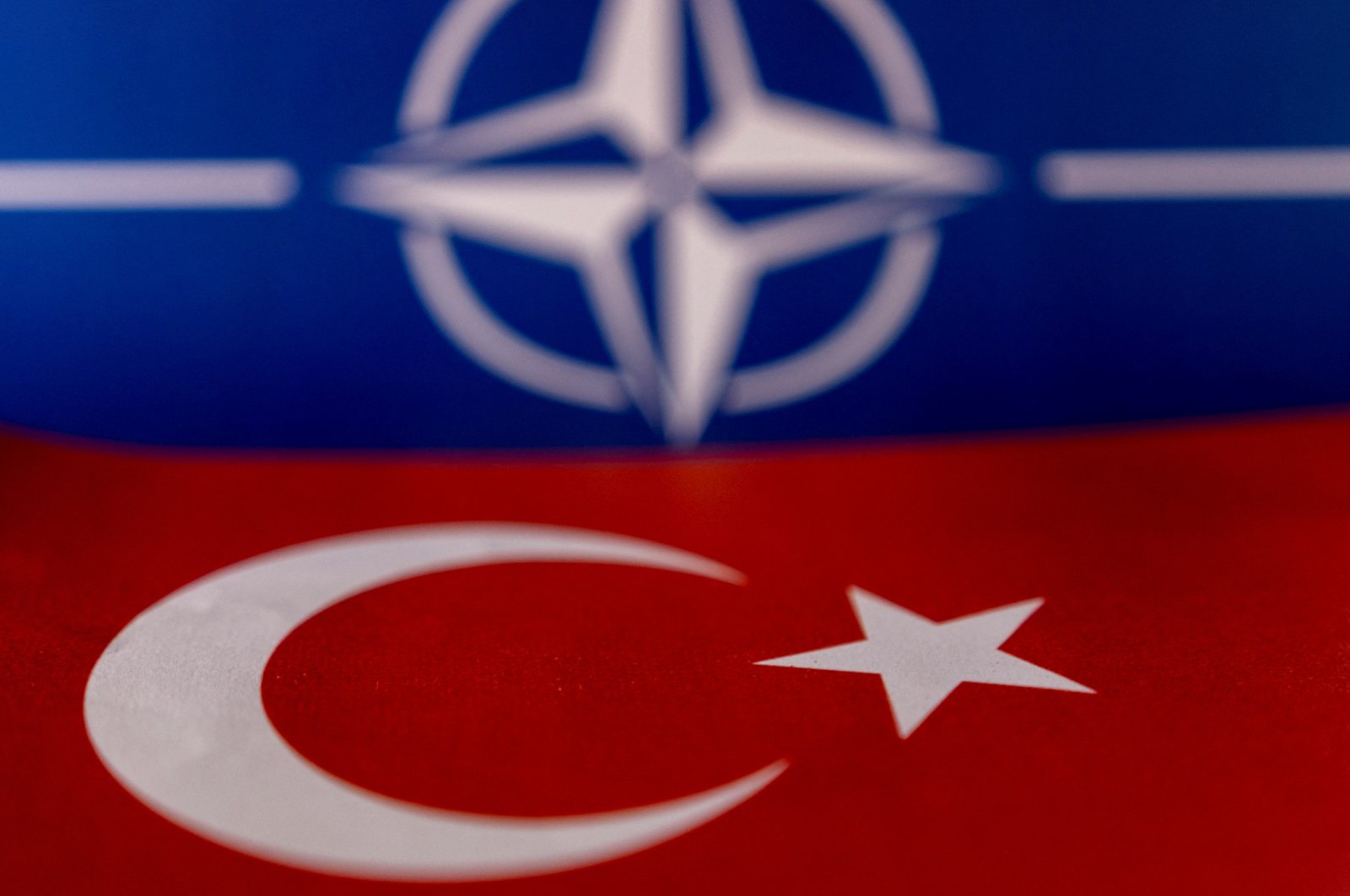 NATO and Turkish flags are seen in this illustration taken May 18, 2022. (Reuters File Photo)