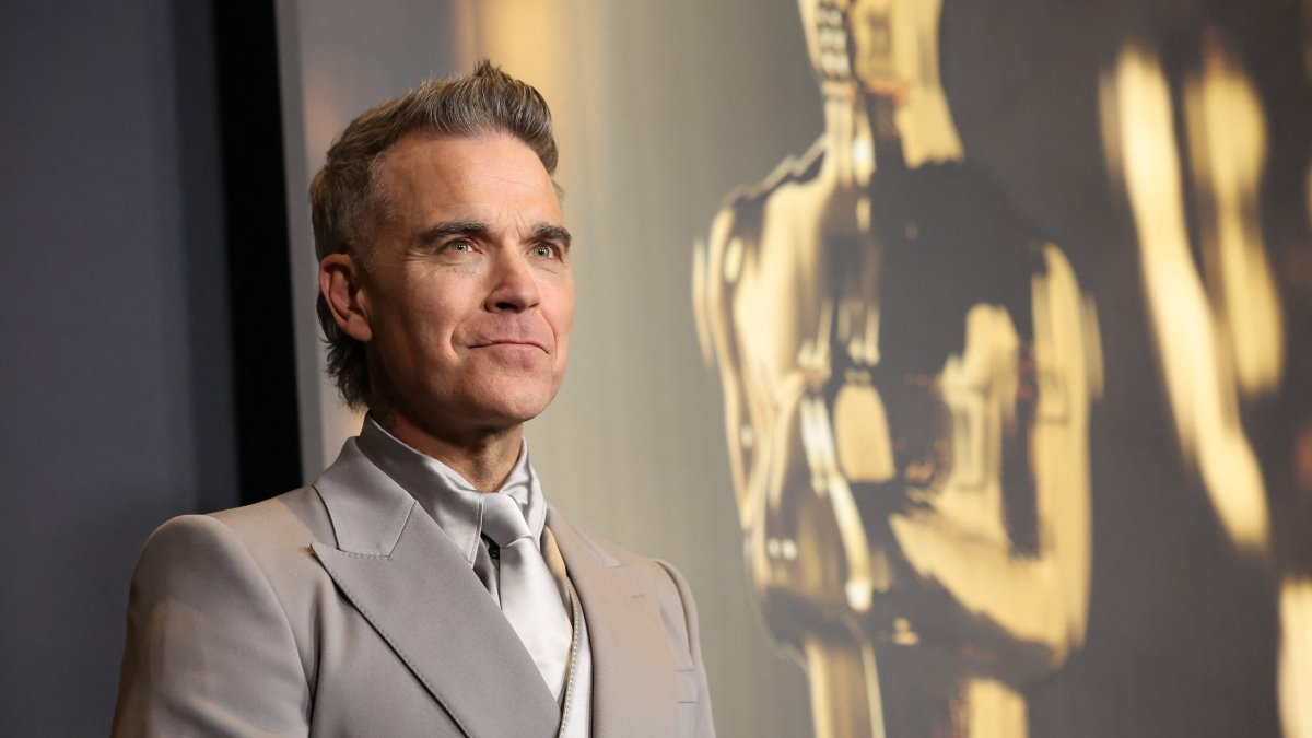 Robbie Williams attends the Academy of Motion Picture Arts and Sciences 15th Governors Awards at the Ray Dolby Ballroom in Los Angeles, California, U.S., Nov. 17, 2024. (Reuters Photo)