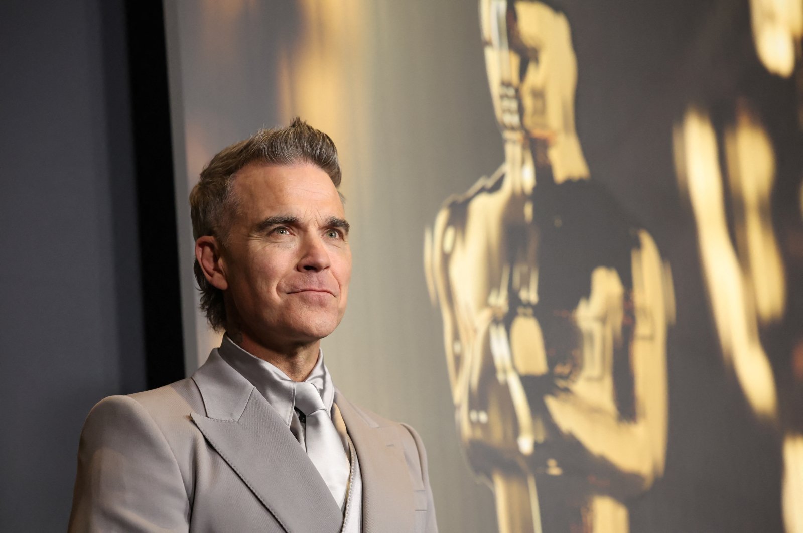 Robbie Williams attends the Academy of Motion Picture Arts and Sciences 15th Governors Awards at the Ray Dolby Ballroom in Los Angeles, California, U.S., Nov. 17, 2024. (Reuters Photo)