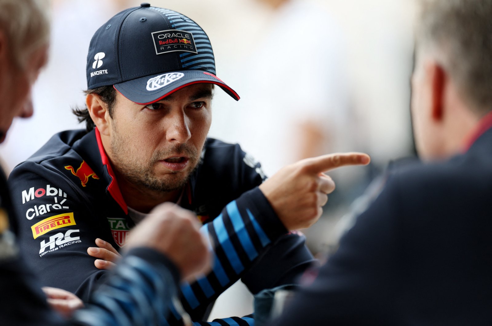 Red Bull&#039;s Sergio Perez ahead of the Qatar Grand Prix at the Lusail International Circuit, Lusail, Qatar, Dec. 1, 2024. (Reuters Photo)