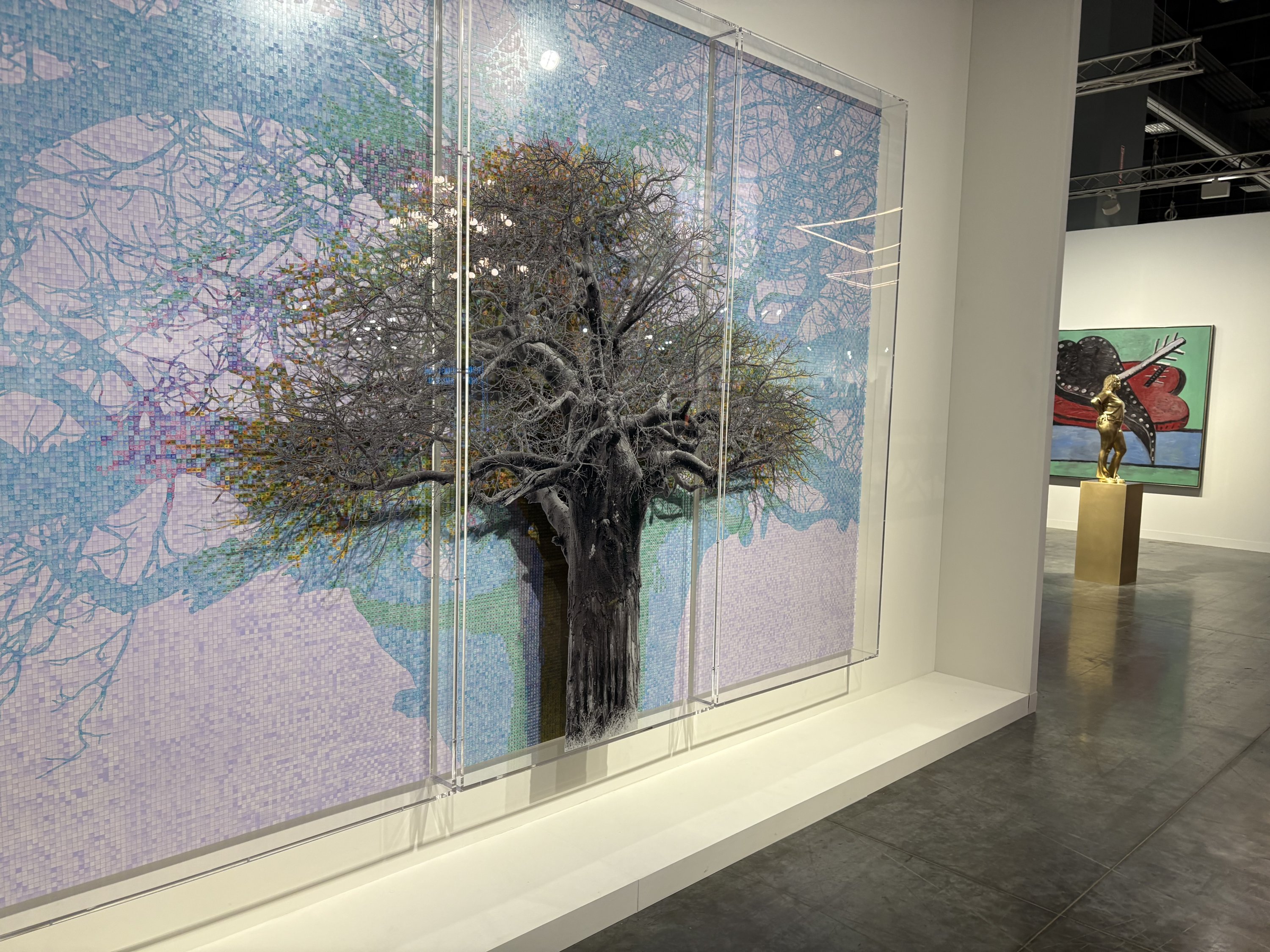 Artwork on display at Art Basel Miami, U.S., Dec. 12, 2024. (Photo by Funda Karayel)