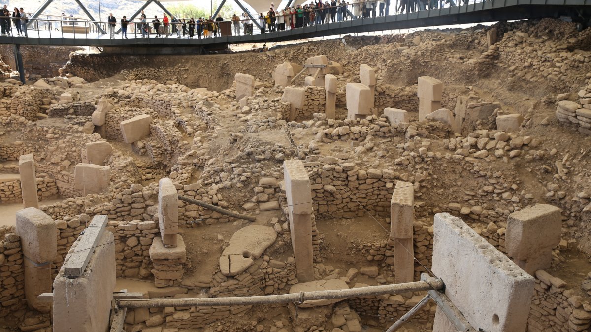 A general view of an excavation site in Göbeklitepe in the southeastern province of Şanlıurfa, Türkiye, Nov. 13, 2024. (AA Photo)