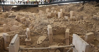 A general view of an excavation site in Göbeklitepe in the southeastern province of Şanlıurfa, Türkiye, Nov. 13, 2024. (AA Photo)
