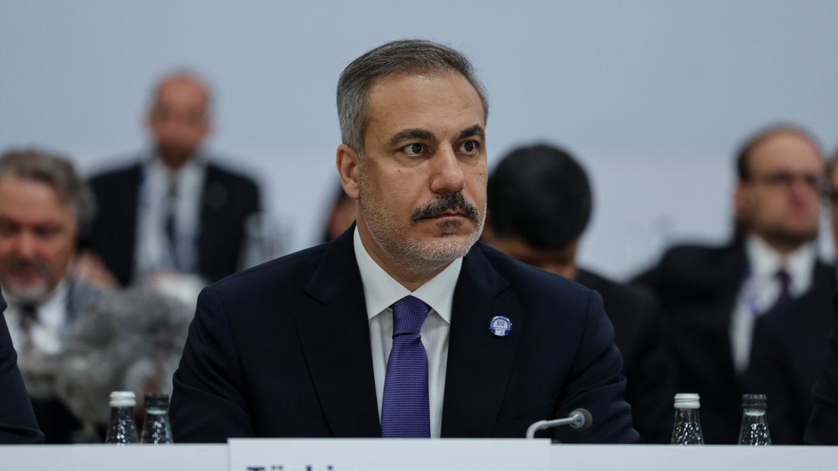 Foreign Minister Hakan Fidan attends the opening of the 31st OSCE Ministerial Council, Ta Qali, Malta, Dec. 5, 2024. (AA Photo)