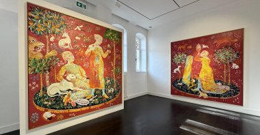 The artworks are on display at Akaretler No:35 in Istanbul, Türkiye, Dec. 3, 2024. (Courtesy of Anita Taylor)