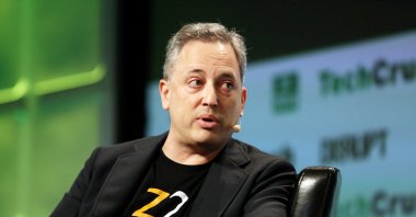 David Sacks, CEO of Zenefits, speaks during the TechCrunch Disrupt in San Francisco, California, U.S., Sept. 13, 2016. (Reuters Photo)