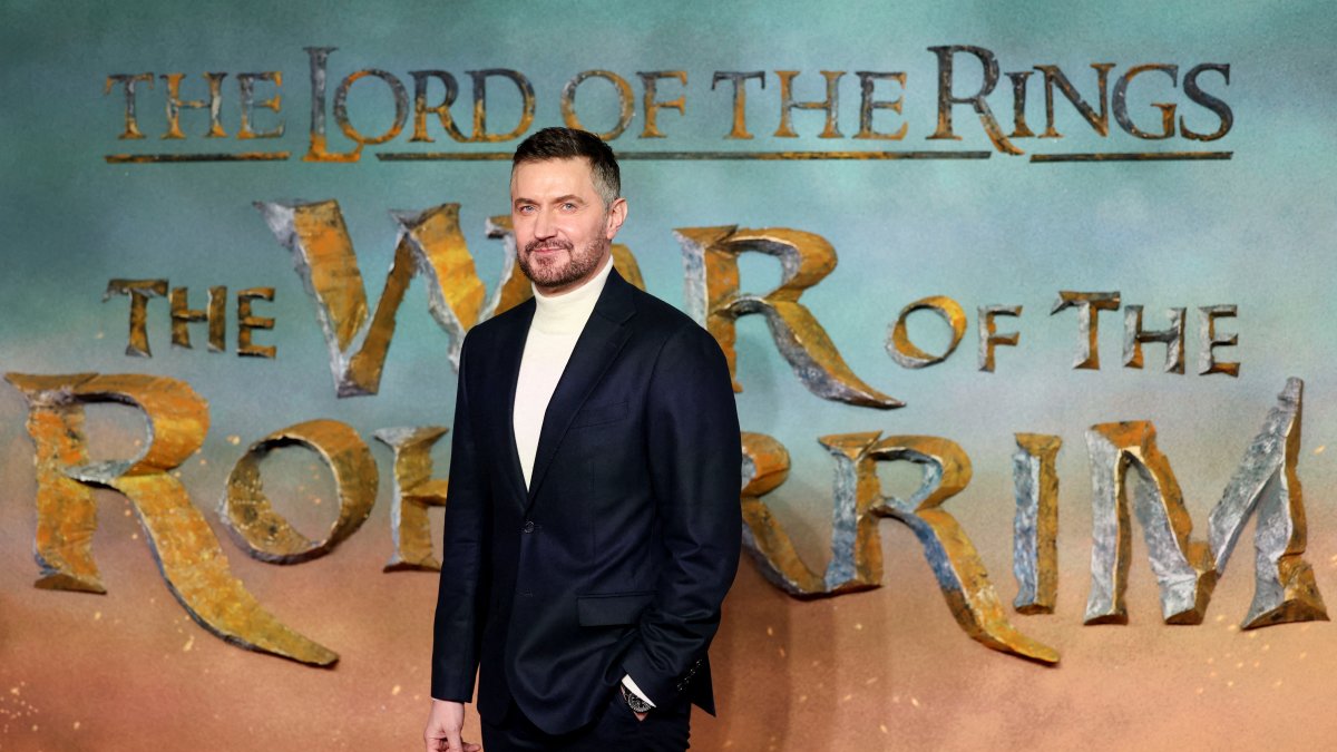 Richard Armitage attends the world premiere of &quot;The Lord of the Rings: The War of the Rohirrim,&quot; London, U.K., Dec. 3, 2024. (Reuters Photo)