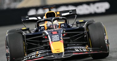 Red Bull Racing&#039;s Dutch driver Max Verstappen drives during the Abu Dhabi Formula One Grand Prix at the Yas Marina Circuit, Abu Dhabi, UAE, Dec. 8, 2024. (AFP Photo)