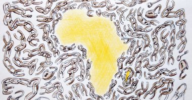 "As the echoes of colonialism fade, Africa’s voice grows louder, calling for equality and a future written on its own terms." (Illustration by Erhan Yalvaç)