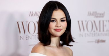 Selena Gomez attends The Hollywood Reporter&#039;s annual Women in Entertainment Gala, Los Angeles, California, U.S., Dec. 4, 2024. (Reuters Photo)