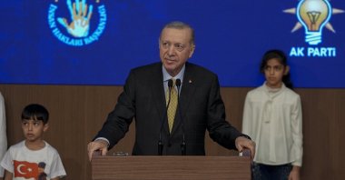 President Recep Tayyip Erdoğan speaks at the event, in the capital Ankara, Türkiye, Dec. 11, 2024. (AA Photo) 