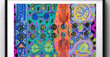 The artwork of Serra Erdoğan is displayed at Artes Gallery, London, U.K., Dec. 10, 2024. (Courtesy of Serra Erdoğan)