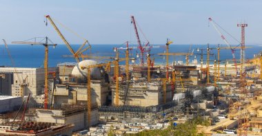 The construction site of the Akkuyu Nuclear Power Plant, Mersin, southern Türkiye, Nov. 19, 2024. (AA Photo)