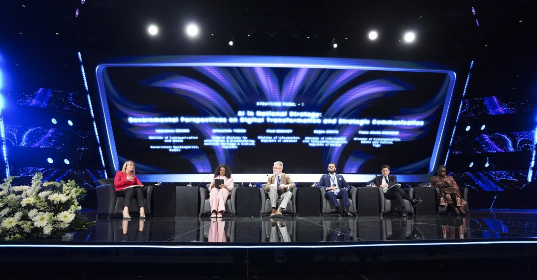 Participants attend Stratcom Summit 2024 held in Istanbul, Dec. 13, 2024. (AA Photo)