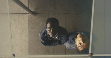 This image released by Amazon/MGM shows Ethan Herisse, left, and Brandon Wilson in a promotional photo for the film &quot;Nickel Boys.&quot; (AP Photo)