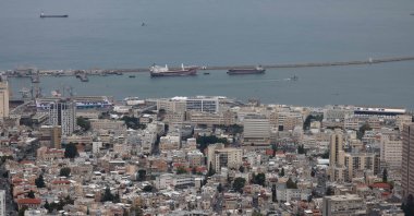 A view of the port city of Haifa, Israel, Nov. 27, 2024. (AFP Photo)