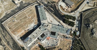 A drone view shows the notorious Sednaya prison after opposition forces ousted Bashar Assad, near Damascus, Syria, Dec. 14, 2024. (Reuters Photo)