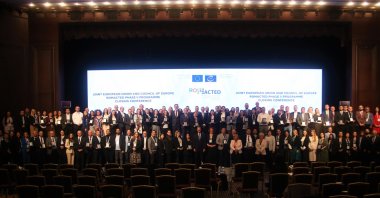 Participants at the ROMACTED II closing conference reflect on the program&#039;s achievements and future impact, Istanbul, Türkiye, Dec. 12, 2024. (Courtesy of Council of Europe) 