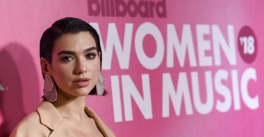 Singer Dua Lipa attends the 13th annual Billboard Women in Music event at Pier 36 in New York, U.S., Dec. 6, 2018. (AP Photo)