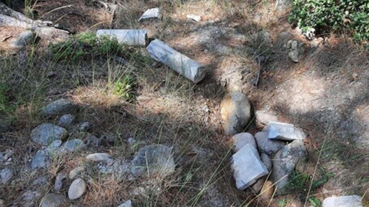 A view of the archeological site where research is conducted on the Battle of Granicus, Çanakkale, Türkiye, Dec. 18, 2024.