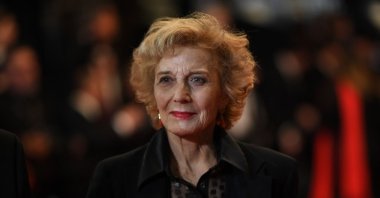 Spanish actress Marisa Paredes arrives for the screening of the film &quot;The Whistlers (La Gomera)&quot; at the 72nd edition of the Cannes Film Festival, Cannes, France, May 18, 2019. (AFP Photo)
