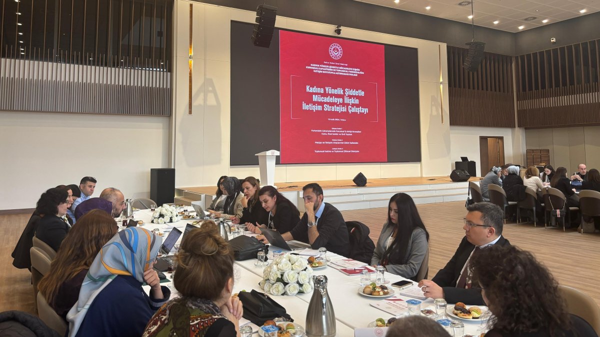 Participants attend a workshop focused on a communications strategy to combat violence against women, Ankara, Türkiye, Dec.16, 2024 (Courtesy of AHBV University)