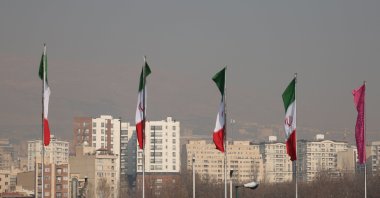 Smog obscures the skyline in Tehran, Iran, Dec. 18, 2024. (EPA Photo)