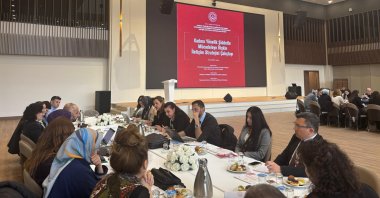 Participants attend a workshop focused on a communications strategy to combat violence against women, Ankara, Türkiye, Dec.16, 2024 (Courtesy of AHBV University)