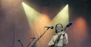 Glass Beams performs during Lollapalooza 2024 at Olympic Stadium in Berlin, Germany, Sept. 8, 2024. (Getty Images)