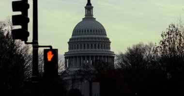 The U.S. Capitol is seen as Congress works to pass a government spending bill in Washington, D.C., U.S., Dec. 19, 2024. (AFP Photo)

