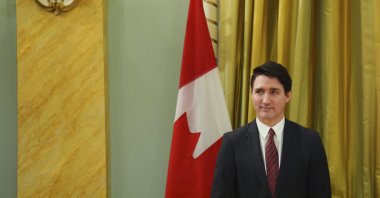 Prime Minister Justin Trudeau looks on during a cabinet swearing-in ceremony at Rideau Hall in Ottawa, Friday, Dec. 20, 2024. (AP Photo)
