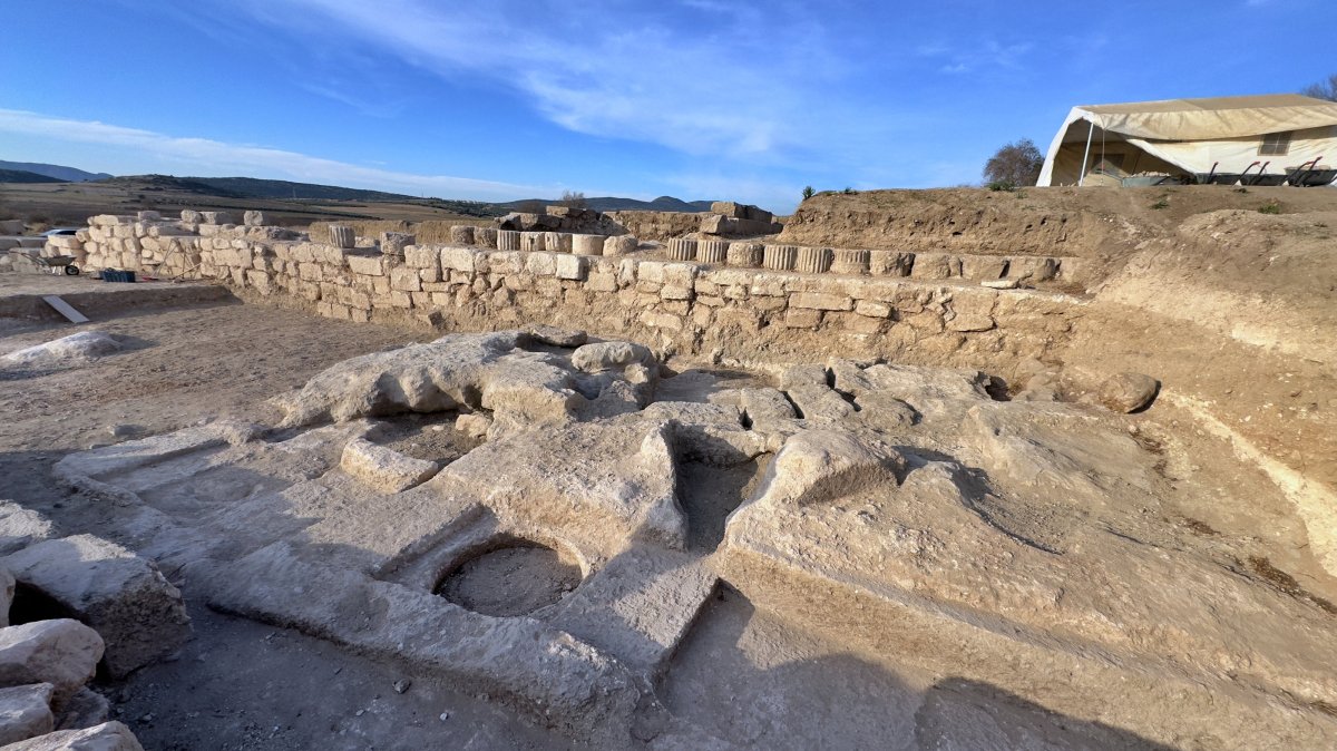 A general view of the Kastabala Ancient City in Osmaniye province, southern Türkiye, Dec 20, 2024. (AA Photo)