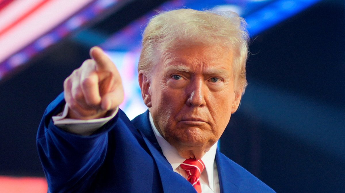 U.S. President-elect Donald Trump gestures an event in Phoenix, Arizona, U.S., Dec. 22, 2024. (Reuters Photos)