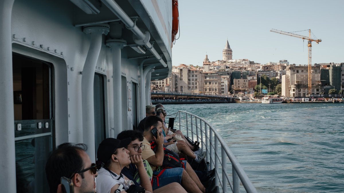 People ride on a ferry, Istanbul, Turkiye, June 9, 2024. (Reuters Photo)