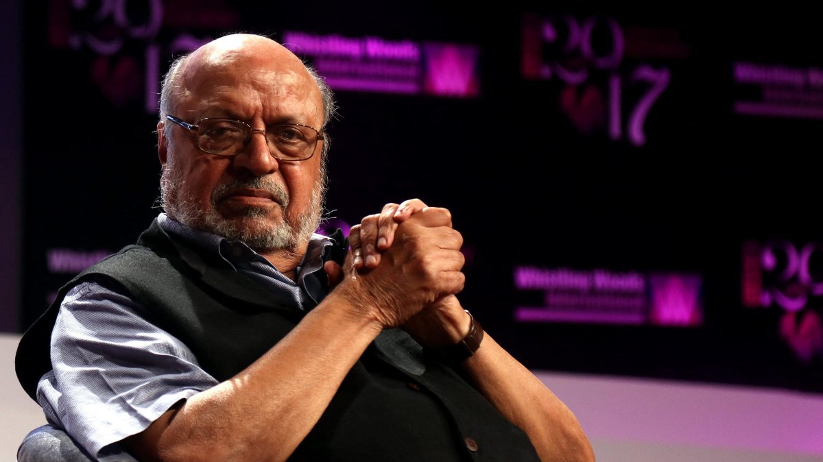 Indian Bollywood film director and screenwriter Shyam Benegal attends the Whistling Woods International Institute&#039;s 10th convocation ceremony, Mumbai, India, July 18, 2017. (AFP Photo)