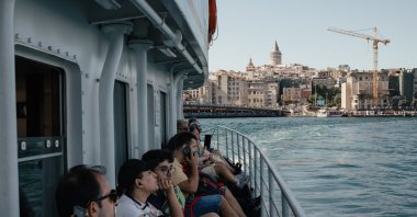 People ride on a ferry, Istanbul, Turkiye, June 9, 2024. (Reuters Photo)