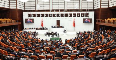 A view of the Turkish Parliament in session, Ankara, Türkiye, Dec. 21, 2024. (AA Photo)