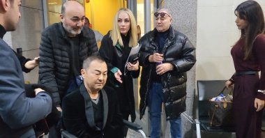 Serdar Ortaç arrives at the Istanbul Justice Palace for his trial in Istanbul, Türkiye, Dec. 24, 2024. (AA Photo)