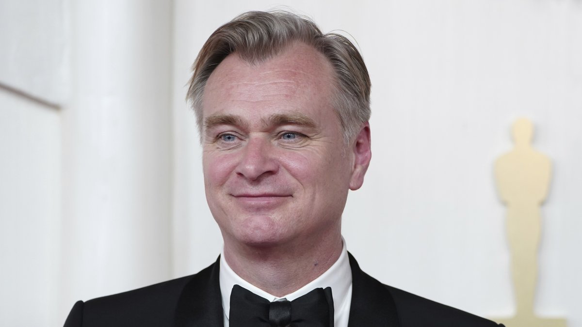 Christopher Nolan arrives at the Oscars at the Dolby Theatre, Los Angeles, U.S., March 10, 2024. (AP Photo(