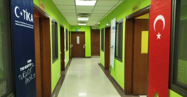 This undated photo shows the area established for children with autism at the Sindh Institute of Physical Medicine and Rehabilitation, Karachi, Pakistan. (Courtesy of TIKA)