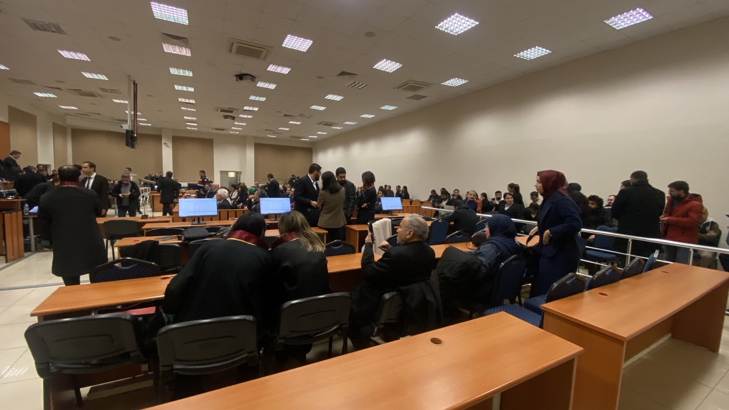 The second hearing in the trial of four defendants charged with the murder of 8-year-old Narin Güran begins in Diyarbakır, Türkiye, Dec. 26, 2024. (IHA Photo)