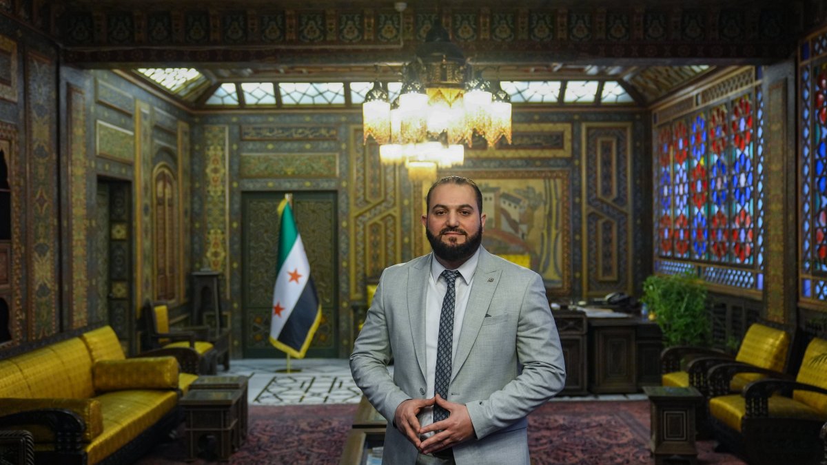 Damascus Governor Maher Marwan poses in his office, Damascus, Syria, Dec. 26, 2024. (AA Photo)