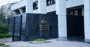 An exterior view of the Central Bank of the Republic of Türkiye (CBRT), Ankara, Türkiye, May 5, 2022. (Shutterstock Photo)