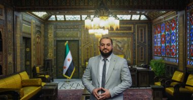 Damascus Governor Maher Marwan poses in his office, Damascus, Syria, Dec. 26, 2024. (AA Photo)