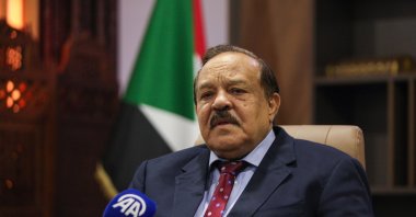 Sudan's Foreign Minister Ali Youssef speaks in an interview, Dec. 26, 2024. (AA Photo)