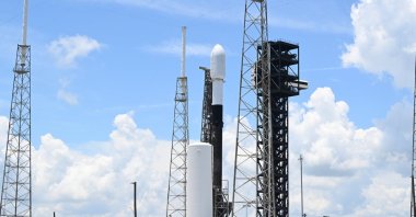 Türksat 6A is seen at Cape Canaveral launch center prior to journey to space, Florida, U.S., July 8, 2024. (AA File Photo)