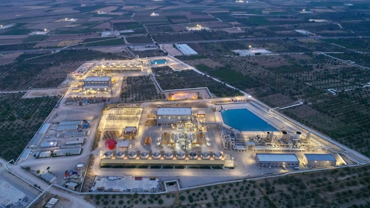 Undated photo of Kızıldere Geothermal Power Plant, Sarayköy, Denizli, Türkiye. (IHA Photo)