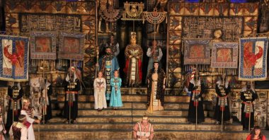 The 31st International Aspendos Opera and Ballet Festival recently offered an &quot;Opera Gala Night&quot; concert that delighted art enthusiasts, Antalya, Türkiye, Sept. 14, 2024. (AA Photo)